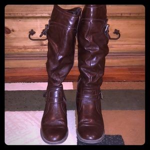 8.5 Brown Dress Riding Style Boots